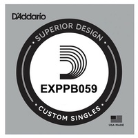 D'Addario EXPPB059 Phosphor Bronze Wound Acoustic, .059 gauge, Single String