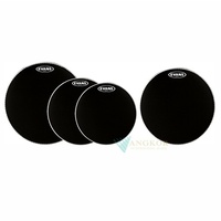 Evans Onyx Heads Rock Pack 10", 12", 16" with 14" Onyx snare head