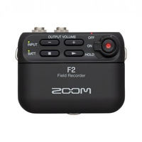 Zoom F2 Field Recorder with Lavalier Microphone 