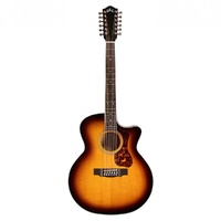 Guild F-2512CE Deluxe 12-String Cutaway Jumbo Acoustic-Electric Guitar