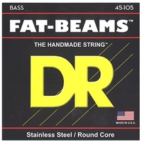 DR FB-45 Fat Beams Round Core Stainless Steel Medium  Bass Strings (45-105)