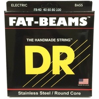 DR FB-40 Fat Beams Round Core Stainless Steel Lite Bass Strings (40-100)