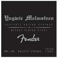 Fender Yngwie Malmsteen Signature Electric Guitar Strings Super Light (8-46)