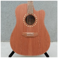 Cole Clark FL2EC Fat Lady Acoustic / Electric Guitar - Redwood / European Maple