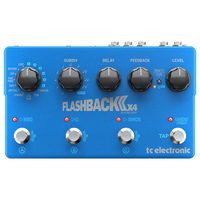 TC Electronic Legendary Flashback 2x4 Delay Built-In TonePrint  Effects Pedal