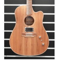 Cole Clark Acoustic / Electric  Guitar with Cutaway & Humbucker Hard Case