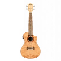 Lanikai Flamed Maple Concert AC/EL Ukulele Fishman Pickup with Gig bag
