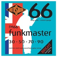 Rotosound FM66 Funk Master Stainless Steel Bass Guitar Strings 30 - 90