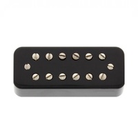 TV Jones FTB-SBNKL-BLK TV Classic Bridge Guitar Pickup, Soapbar Mount, Black