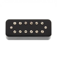 TV Jones FTB-SBNKL-BLK TV Classic Bridge Guitar Pickup, Soapbar Mount, Black