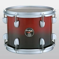 Dixon Fuse Maple 418 Series 4-Pce Drum Kit with Hardware Satin Candy Red