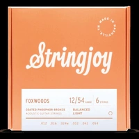 Stringjoy Foxwoods (12-54) Coated Phosphor Bronze Acoustic Guitar Strings