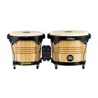 Meinl Percussion FWB190NT Free Ride Series Wood Bongos, Natural Finish