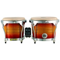 Meinl Percussion FWB200ARF Free Ride Series Wood Bongos, Aztec Red Fade