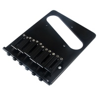 Gotoh Modern Bridge for Tele with 6 Completely Adjustable Saddles Black