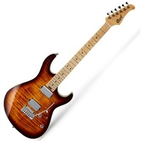 Cort G290 Fat Electric Guitar AVB Antique Vintage Burst Flamed Maple Top