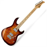 Cort G290 Fat Electric Guitar AVB Antique Vintage Burst Flamed Maple Top