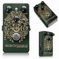 Catalinbread Galileo Overdrive Guitar Effects Pedal - Moss Metallic