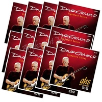 12x GHS David Gilmour Signature Red SetBoomers Electric Guitar Strings 10.5 - 50