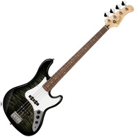 Cort GB24JJ GB Series 4 String Bass Guitar - Trans Black