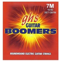 GHS Boomers 7 String Medium  Roundwound Electric Guitar Strings 10 - 60