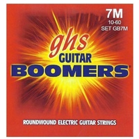 GHS Boomers 7 String Medium Roundwound Electric Guitar Strings 10 - 60