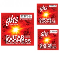 GHS Boomers GB9 1/2 Electric Guitar Strings 0.095 - 0.44 - 3 SETS