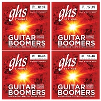 4 sets GHS GBL Guitar Boomers Roundwound Light Electric Guitar Strings 10 - 46 