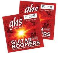 2 Sets GHS GBM Guitar Boomers Roundwound Medium Electric Guitar Strings 11 - 50