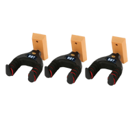 Big Bang Tone Automatic Gravity Locking Guitar Wood Hanger - 3 Pack