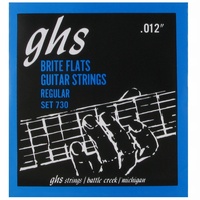 GHS 730 Brite Flats Regular  Electric Guitar Strings  12 - 54