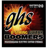 GHS Boomers 8 String GBL-8 Light  Roundwound Electric Guitar Strings 10 - 76