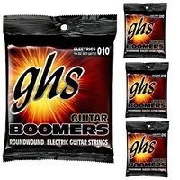 4 sets GHS Electric Boomers GBTNT Thin/Thick Electric Guitar Strings ( 10-52 )