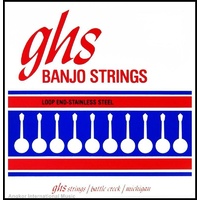 GHS Strings 190 4-String Plectrum Banjo Set Light Gauge Stainless Steel