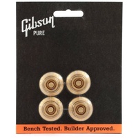 Gibson Genuine Accessories Top Hat Knobs - Gold - Set of 4 Knobs - - PRHK020