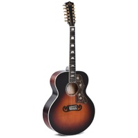 Sigma GJA12-SG200 12-String Electric / Acoustic Guitar  Dark Vintage Sunburst
