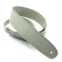 DSL Premium Leather Guitar Strap Limited Edition 2.5" Triple Garment Lime