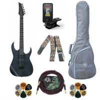Ibanez GIO GRGR221PA Transparent Indigo Black Electric Guitar Value Pack