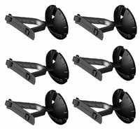 6 x Ultimate Support GS-10W Genesis Series Guitar Wall Hanger with Safety Strap