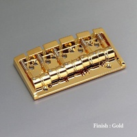 Gotoh 404SJ- 5 String Bass Bridge - Gold
