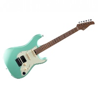 Mooer  GTRS S801 Intelligent Electric Guitar Surf Green c/w Amp & Footswitch