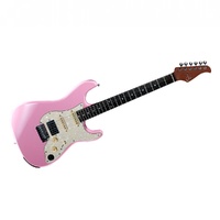 Mooer  GTRS S800 Intelligent Electric Guitar Shell Pink c/w Amp & Footswitch