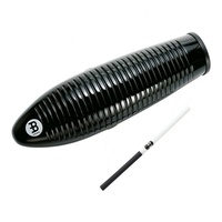 Meinl Percussion Fiberglass Guiro with  scraper - Black