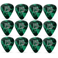 D'Addario Planet Waves Green Pearl Celluloid Guitar Picks 12 picks 1.00 mm Heavy