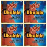 GHS Fluorocarbon Soprano / Concert Ukulele Strings Set H-20 - 4 SETS