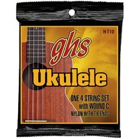 GHS Strings Ukulele Set H-T10 (Hawaiian Tenor Black Nylon/Aluminum)