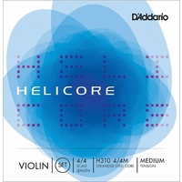 D'Addario Helicore 4/4 Size Violin Strings Set Medium Tension H310 4/4M