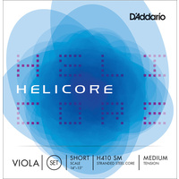 D'Addario Helicore Viola String Set, Short Scale, Medium Tension