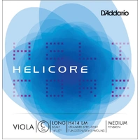 D'Addario Helicore Viola Single C String, Long Scale, Medium Tension