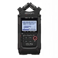 Zoom H4n Pro Handy Recorder - Black 24-bit/96kHz Field Recorder and 2x2 USB Audio Interface